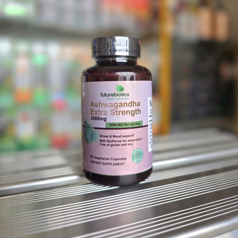 Ashwagandha 500mg Extra Strength - 120 Capsules Stress & Mood Support