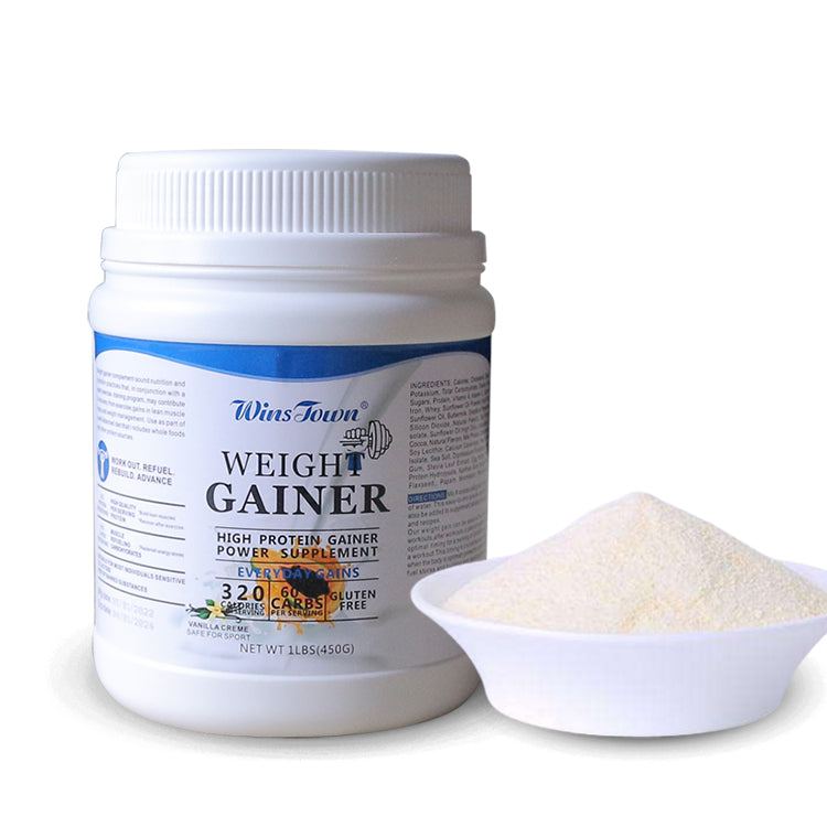 Weight Gainer Powder 450g - 25g Protein, 60g Carbs for Muscle Mass