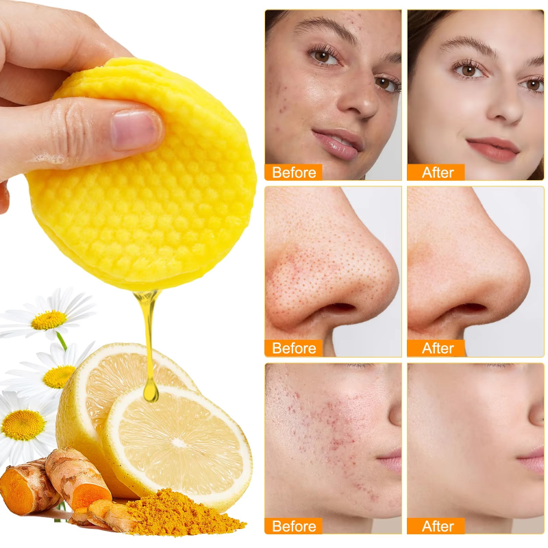 Turmeric and Kojic Acid Cleansing Face Pads