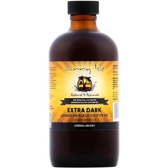 Sunny Isle Extra Dark Jamaican Black Castor Oil 8oz - Hair Growth