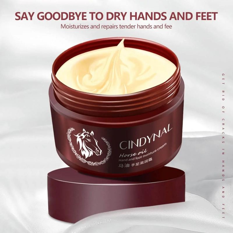 Horse Oil Hand & Foot Cream - Repairs Dry Cracked Heels