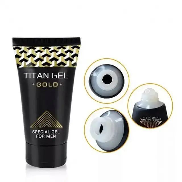 Titan Gel Gold 50ml - Enhancement Massage Gel for Men