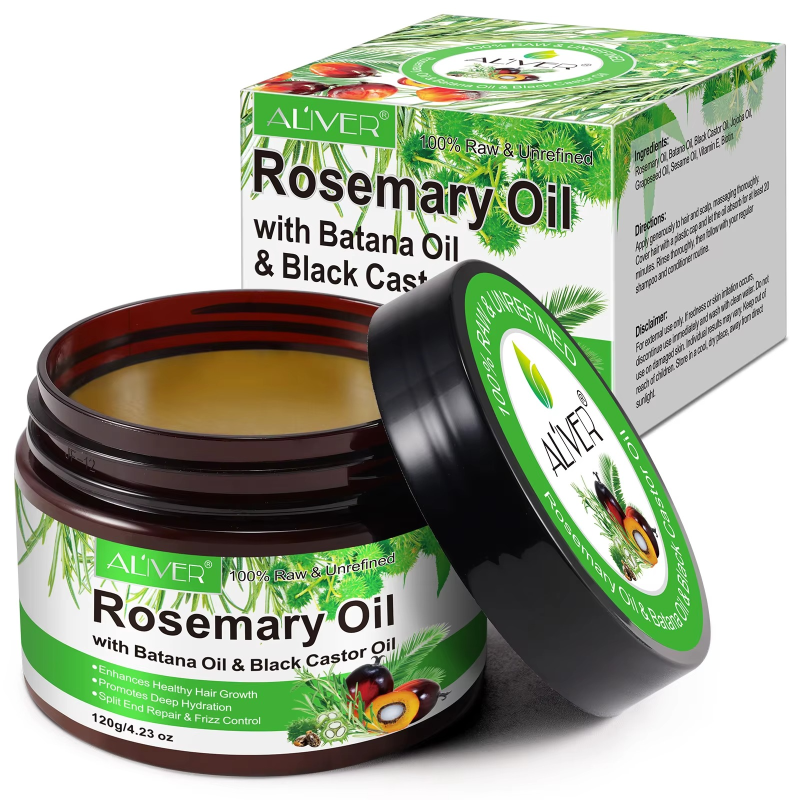 3 in 1 Rosemary Oil With Batana Oil Black Seed Oil for Hair Growth